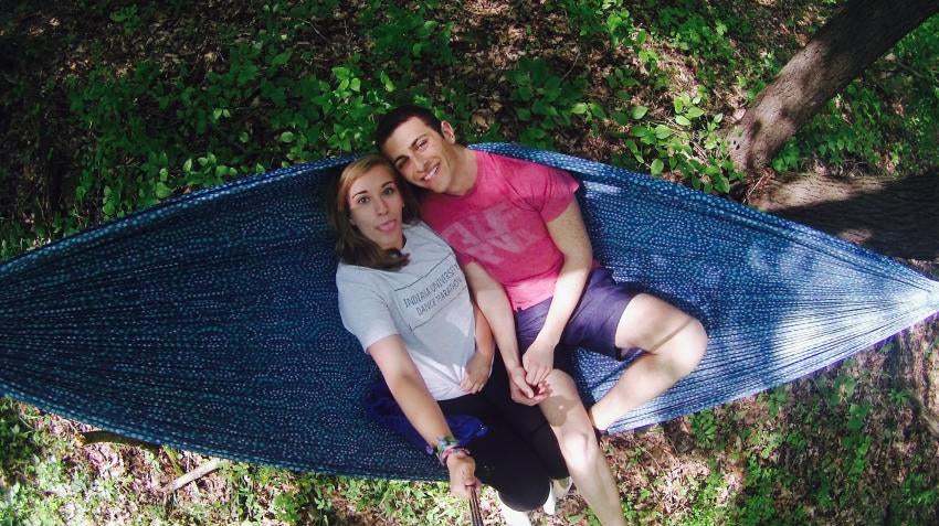 University of Indiana Campus Hammock Photo credit: @maddyvonderohe