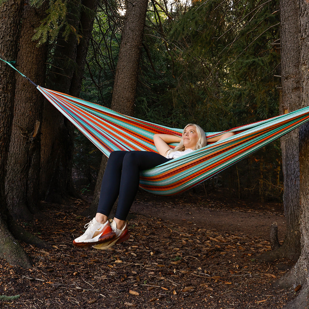 TrunkTech™ Hammock, the best hammock on the planet, unique hammocks with beautiful prints, style, sleep comfortably, hang anywhere, camping hammocks, hammock chair, sleeping bag hammock