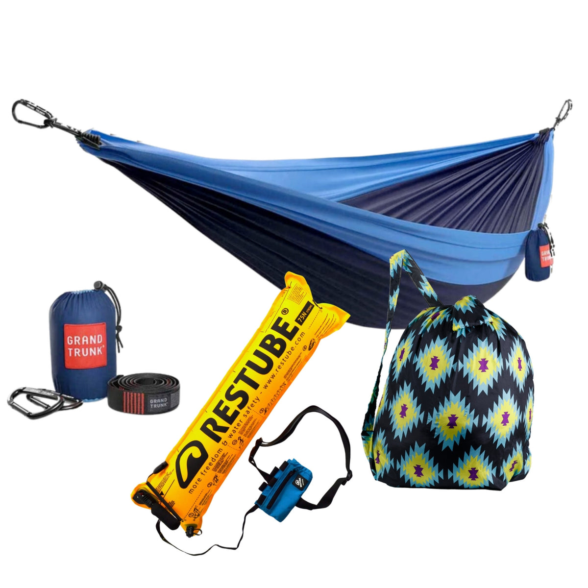 Paddle Camp Bundle - Navy/Light Blue / Azure Blue / Jazz