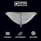 mosquito net hammock shelter durable lightweight bug-free