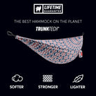 TrunkTech™ Hammock—Lighter, Softer, Stronger. The Best Hammock on the Planet. wild forest tree sunrise sunset pattern