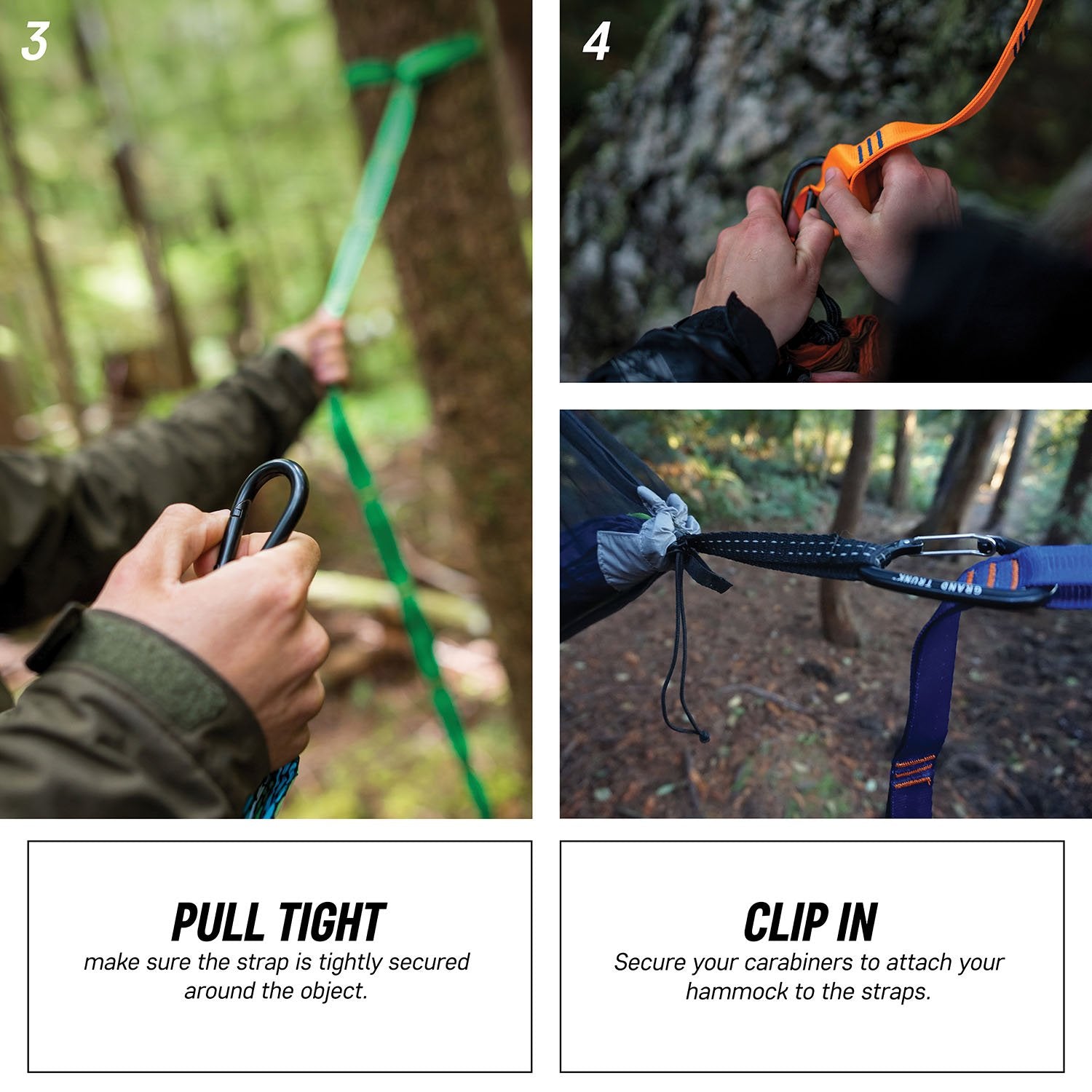 Hammock Trunk Straps - Green