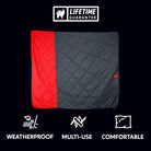 weatherproof, multi-use, comfortable cozy thermal quilt blanket sleeping bag underquilt