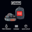durable tree friendly webbing straps for hanging hammocks and gear outdoor indoor urban strong quick setup