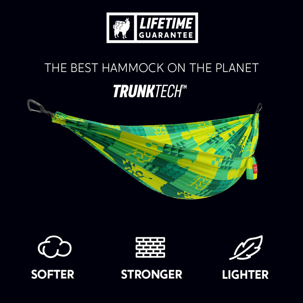 TrunkTech™ Hammock—Lighter, Softer, Stronger. The Best Hammock on the Planet. Bauhaus Print