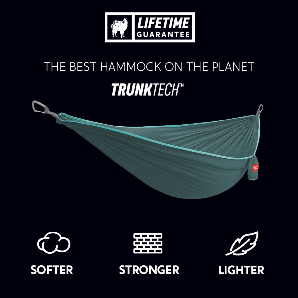 TrunkTech™ Hammock—Lighter, Softer, Stronger. The Best Hammock on the Planet.