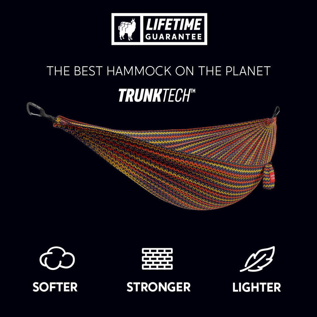 TrunkTech™ Hammock—Lighter, Softer, Stronger. The Best Hammock on the Planet. sun and moon chain print