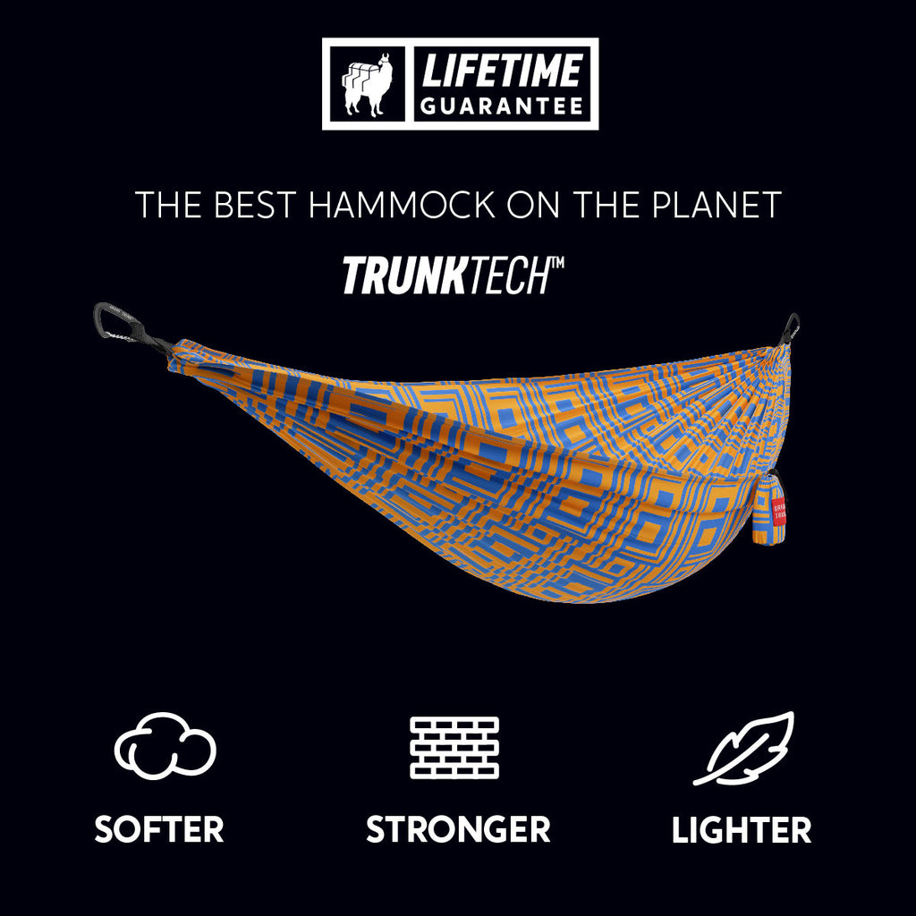 TrunkTech™ Hammock—Lighter, Softer, Stronger. The Best Hammock on the Planet. geometric color josef albers print