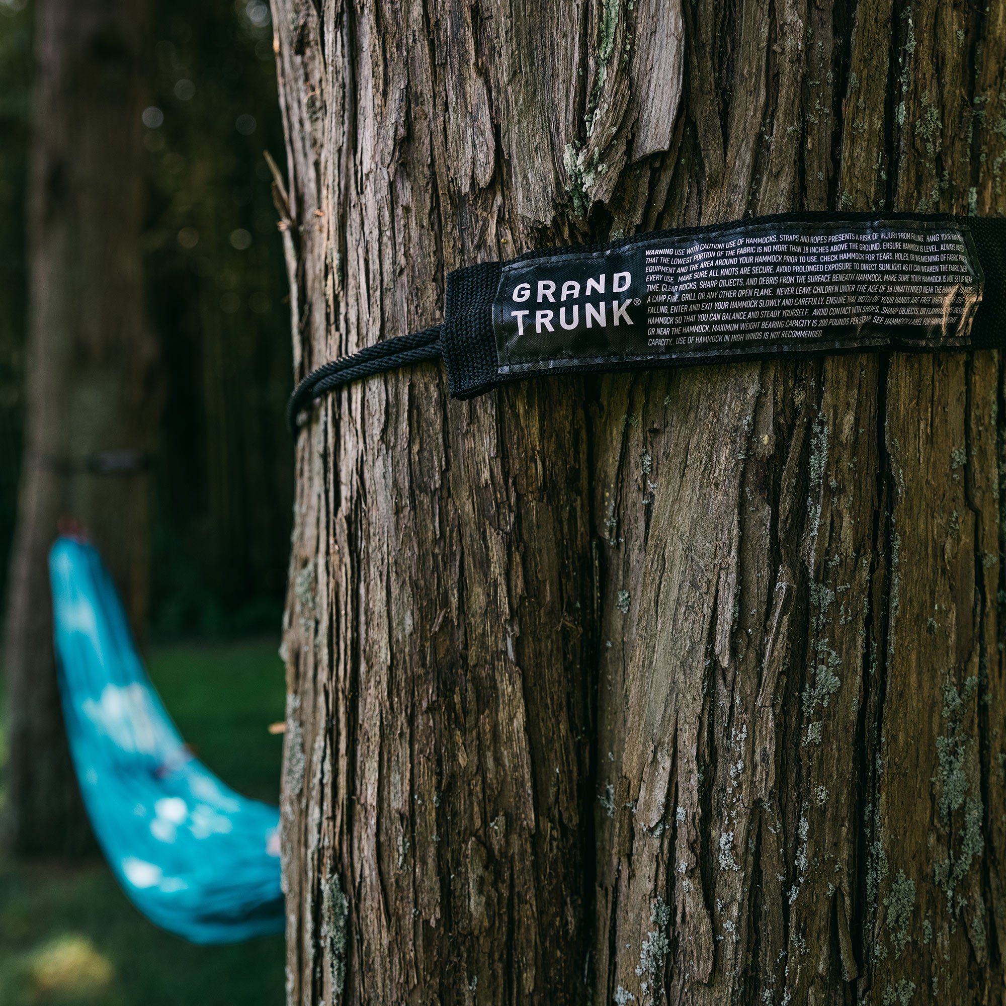 Grand Trunk® tree slings trunk protector hammock hanging in trees
