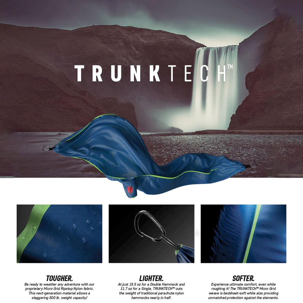 TrunkTech™ tougher lighter softer informational graphic