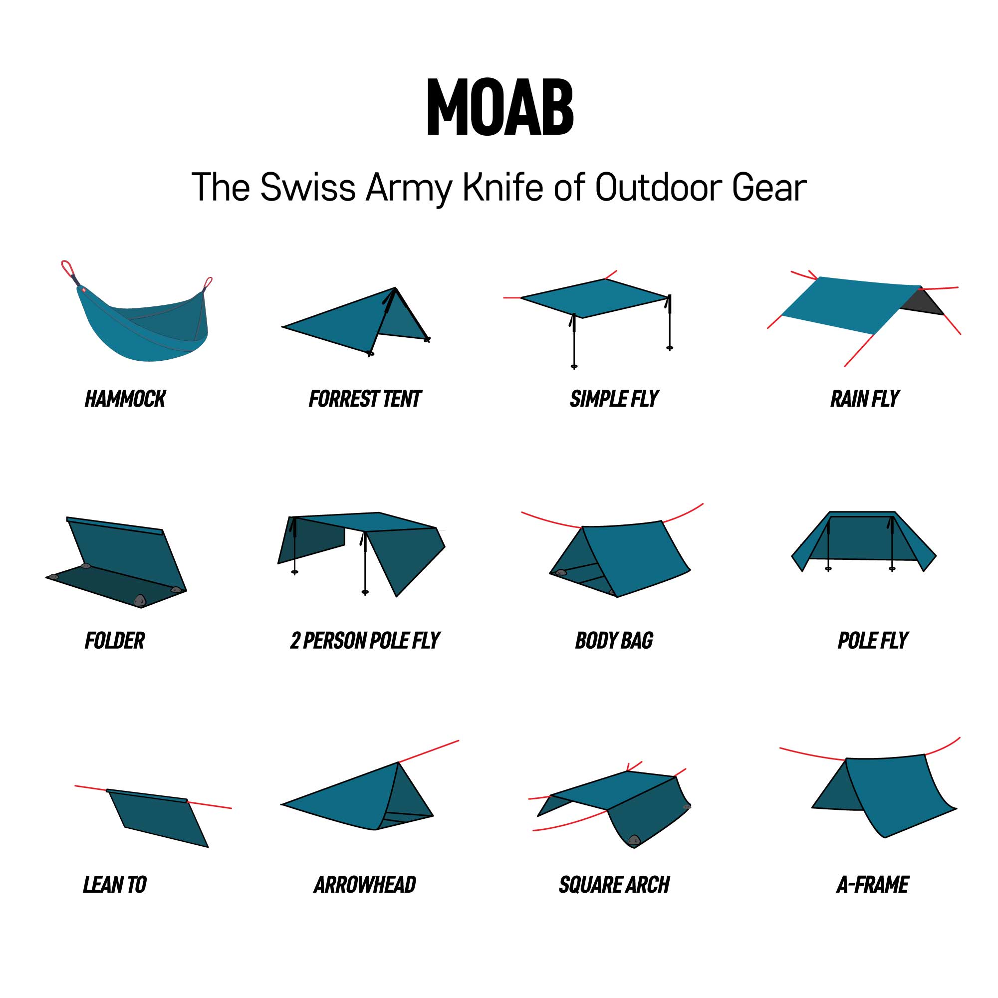 Moab All-In-One Shelter Hammock